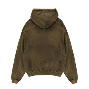 Sweat à capuche en coton 100% pour homme, lavage à l'acide, best-seller, streetwear d'hiver, faible MOQ, 2 pièces, col à capuche tricoté pour le printemps - Product Image 3