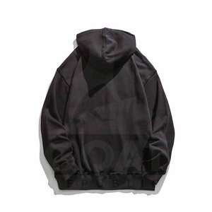 Sudaderas con Capucha para Hombre, Forradas, de Invierno, con Estampado Puff, 100% Algodón, Felpa, Transpirables, Ligeras, Personalizables, Hechas en Pakistán - Product Image 2