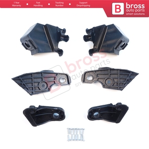 Support de fixation de phare BHL550+BHL551, jeu de languettes de réparation côté gauche et droit pour Doblo MK2 263 Facelift 2015-2022 51974244 519742 - Product Image 2