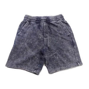 Pantalones Cortos de Algodón para Hombre, Cintura Media, Estilo Urbano, Lavado Ácido, Hechos con Material Resistente, Diseño Liso, Nueva Colección en Oferta - Product Image 1