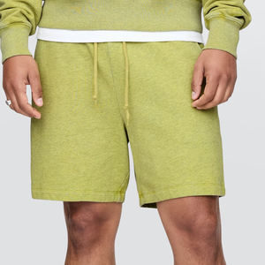 Pantalones cortos de gimnasio de algodón pesado al por mayor, pantalones cortos deportivos de felpa francesa transpirables para el sudor, pantalones cortos de entrenamiento para correr para hombre OEM - Product Image 2