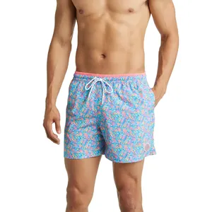 Comfortable and Breathable Material Adult Size Men Swim Trunks Factory Price Beach Wear Men Swim Trunks