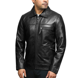 Al Aire Libre viste personalizado moda fábrica hombres 2023 cuero mejor diseño alta calidad chaqueta de cuero de invierno - Product Image 5