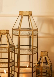 Long Floor <b>Candle</b> <b>Lantern</b> Decorative Ambient Lighting for Side Decor Living Room Indoor <b>Outdoor</b> Home Accent Festive Display - Product Image 2