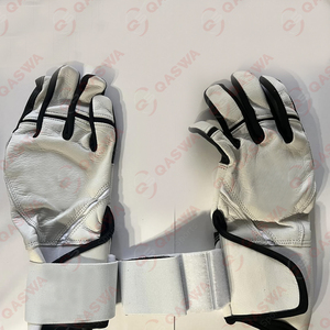 Guantes de Bateo de Béisbol Profesionales de Primera Calidad, Hechos de Cuero, Ligeros, Duraderos, con Logotipo Personalizado y Puño Largo - Product Image 3