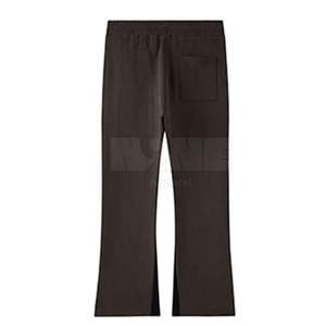 Top Selling Canvas Mid <b>Flared</b> <b>Trouser</b> Casual Breathable Cotton Polyester Straight Pattern Hot Arrival for Summer Everyday Wear - Product Image 2
