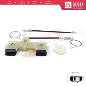 ชุดซ่อมมอเตอร์กระจกไฟฟ้าหลังซ้าย รุ่น BWR5332 สำหรับรถยนต์ฟอร์ด เฟียสต้า MK6 CB1 CCN JA8 JR8 ปี 2008-2017 แบบ 4/5 ประตู รหัสอะไหล่ 1568451 - Product Image 3