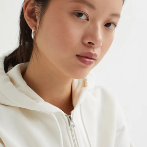 Sudadera con capucha de lana gruesa de invierno para mujer de alta calidad con cremallera Color sólido Anti-pillingbreathablehoodies para mujer - Product Image 6