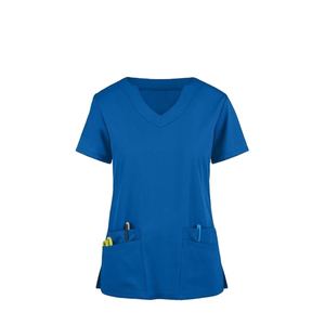 เสื้อสครับทางการแพทย์ผ้ายีนส์น้ำหนักเบาระบายอากาศได้ดีเยี่ยมสำหรับใช้ในโรงพยาบาลโรงพยาบาลดูแลสุขภาพ - Product Image 4