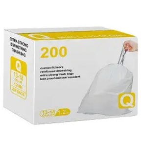 ถุงขยะแบบมีเชือกผูก รหัส Q 200 ชิ้น รุ่น TSF6 หนา 1.2 มิล ทนทาน - Product Image 2
