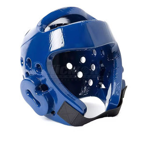 Professional Leather Training Head Guard with Adjustable Straps and High-Density Padding for Martial Arts Safety and <b>Comfort</b> - Product Image 6