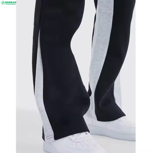 Good quality <b>Slim</b> Fit Men's Winter <b>Jogger</b> Flared Pants 100% Cotton Blank Plain Fleece Elastic Waist Quick Dry Casual - Product Image 3