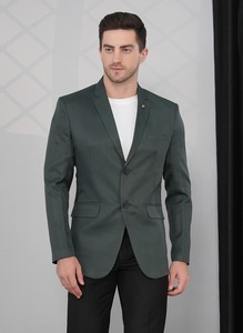 Blazer vert élégant pour homme de bonne qualité, idéal pour les réunions d'affaires, les défilés de mode et les occasions spéciales, disponible au meilleur prix - Product Image 2
