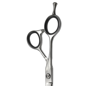 5.5 Inch Left-Handed Stainless Steel VG10 Sharp Beauty Hair Scissors with <b>Mirror</b> Polish and Offset Handle - Product Image 3