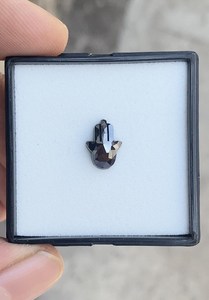 Diamant RARE 2,17 Ct, taille Hamza, couleur noire, pierre naturelle non montée, provenance Inde, pour la fabrication de bijoux, conceptions de bijoux personnalisées - Product Image 5