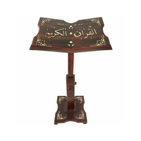Support de lecture du Coran en bois de haute qualité avec incrustation MOP, design islamique, fait main, provenant de grossistes vietnamiens