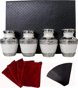 Fourniture en vrac de style américain de qualité supérieure de la plus haute qualité 100% urnes de crémation souvenir en aluminium à vendre - Product Image 1