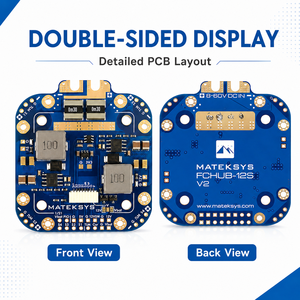 MATEKSYS FCHUB-12S V2 8-60V 3-12S PDB Power Hub con Sensor de Corriente de 440A y BEC de 5V 12V para Drones FPV UAV - Product Image 4