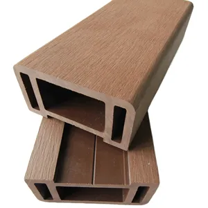 WPC dış küpeşte ahşap plastik kompozit küpeşte sentetik ahşap küpeşte - Product Image 1