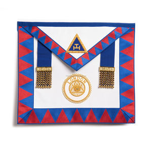 Tablier maçonnique d'arche royale de qualité supérieure | Tablier de broderie fait main pour la loge de franc-maçon | Fabricant de Regalia personnalisé Pakistan - Product Image 1