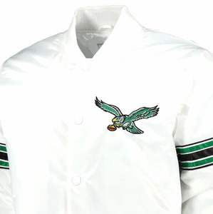 Chaqueta de Alta Calidad, Pedido Personalizado, Chaqueta Universitaria de Satén, Logotipo Bordado, Chaqueta de Satén Transpirable de Alta Calidad para Hombre - Product Image 5