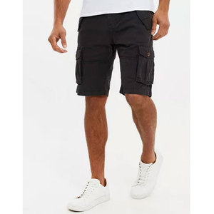 Short cargo blanc taille moyenne style décontracté en toile tricotée à motif uni avec cordon de serrage Vente en gros personnalisé qualité pour l'exportation - Product Image 4