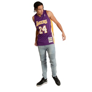 Nouvelle arrivée 2024 de haute qualité 100% polyester respirant conception personnalisée Laker maillot de basket-ball avec des couleurs différentes pour les hommes - Product Image 3