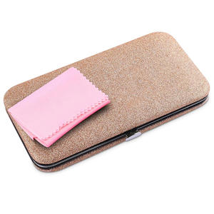 Ensemble de pinces à cils en acier inoxydable avec logo et emballage personnalisés, longueur de 10 mm, prise parfaite, haute qualité - Product Image 3