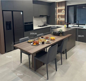 Carrito de Cocina Moderno y Lujoso de Madera de Roble, Retráctil, Multifuncional, Duradero, Ecológico y Fácil de Limpiar - Product Image 5