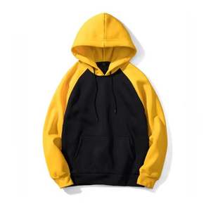 เสื้อกันหนาวมีฮู้ดแบบสวมหัวแขนยาวผ้าคอตตอนและโพลีเอสเตอร์ไซส์ใหญ่สำหรับผู้ชาย - Product Image 2