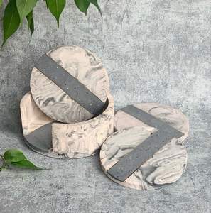 PERFECT Resin Coasters Indian Style Wholesale Price Square Acacia <b>Wood</b> and Blue Epoxy Resin Table Coaster for Drink Tea Coffee - Product Image 5