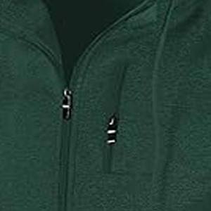 เสื้อมีฮู้ดผ้าฟลีซแขนยาวผ้าคอตตอนสี100% ทูโทนโลโก้ตามสั่ง - Product Image 2