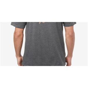 T-Shirt Fitness da Uomo O'Neill, Grigio Mélange, Manica Corta, Jersey Compresso 160gsm in Cotone/Fibra di Bambù, Taglia Large - Product Image 3