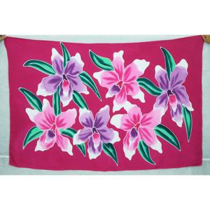 Pareos Hawaianos Pintados a Mano 100% Rayón de Alta Calidad, Ropa de Playa Personalizada al por Mayor, Cubierta para las Islas del Pacífico Asiático HPAG003-01-180 - Product Image 1