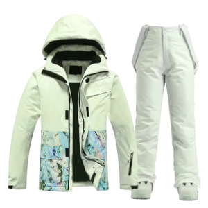 Man and Woman Plus Size Breathable Windproof Waterproof Durable Warmth <b>Ski</b> Suit Set with Sport <b>Jacket</b> and Pants - Product Image 1