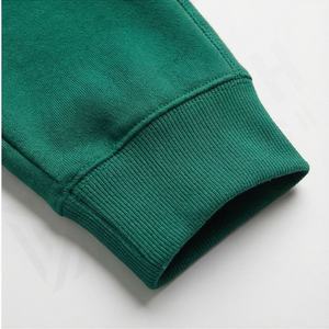 High Quality <b>Men</b> 100% Cotton Breathable Windproof Fleece Sportswear Customised Logo <b>Printing</b> Streetwear Style Hoodie <b>Trouser</b> Set - Product Image 6