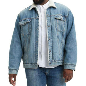 Nouvelle mode de veste en jean en coton clouté pour hommes veste en jean style Hip Hop avec logo personnalisé - Product Image 3