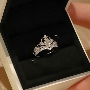 Bague en or blanc 14 carats 18 carats avec diamant, design personnalisé, bague en argent sterling 925, mariage original avec diamant pour femmes, bague en diamant CVD - Product Image 2