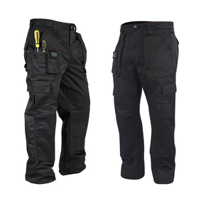 กางเกงเซฟตี้อุตสาหกรรมสะท้อนแสงโพลีเอสเตอร์100% กางเกงทำงานชายแนวไฮวิสกางเกงใส่ทำงานตัดกับพื้น - Product Image 6