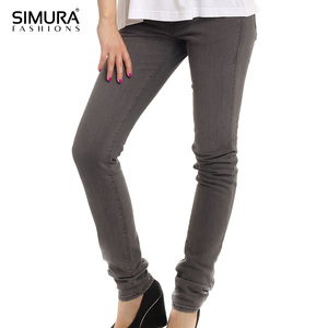 Jeans en denim pour femme, coupe ample et extensible, style Boyfriend, grande taille, tendance, personnalisable, meilleure vente en ligne - Product Image 2