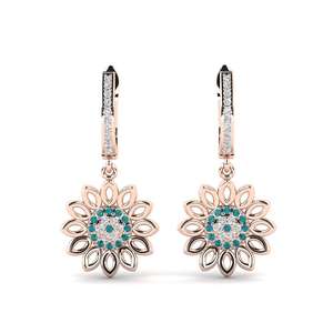 Boucles d'oreilles pendantes en pierre de cornaline orange, laiton plaqué argent, bijoux classiques faits à la main, certifiées IGI, HARI OM CREATIONS, unisexe, mariage - Product Image 4