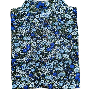 100% coton AOP imprimé chemise à manches courtes pour hommes décontracté et formel motif solide respirant et durable pour un look d'été parfait - Product Image 5