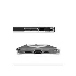 Étui en silicone transparent magnétique sans fil Netzy SAFA Tacsafe pour iPhone 14 14 Plus 13 Pro Max, design 3D compatible avec iPhone 13 - Product Image 2