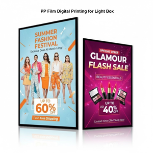 Custom LED <b>Light</b> Box Menu Display | UV Printed Backlit Film Lightbox for Restaurant & Cafe - Product Image 2