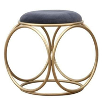 Table de café en fer rond moderne, de bonne qualité, pour salon, chambre à coucher, ensemble de meubles