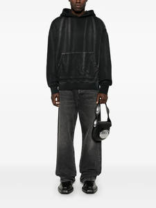 Nuevas sudaderas negras personalizadas, venta al por mayor, alta calidad, 100% algodón, moda, peso pesado, lavado informal, sudaderas con capucha para hombres - Product Image 2