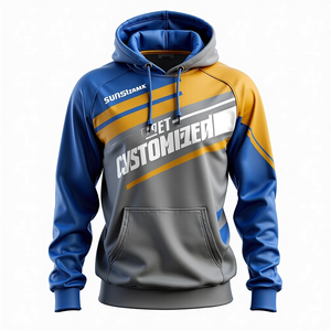 Sudaderas Personalizadas para Hombre, Algodón Combinado, Estilo Urbano Sublimado, Holgadas, Duraderas, Casuales y Elegantes - Product Image 6