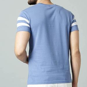 เสื้อยืดผู้ชายผ้าฝ้าย100% คลาสสิกเสื้อยืดคอ3D พิมพ์ลายพัฟธรรมดาทึบขนาดพลัสไซส์พิมพ์ลายคุณสมบัติกันริ้วรอย - Product Image 2