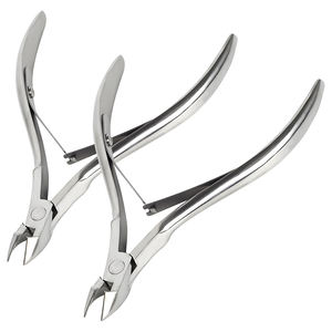 Juego de pinzas para cutículas de uñas de alta calidad, cuchillas duraderas afiladas, acero inoxidable alemán, suministros para uñas, juego de pinzas - Product Image 1