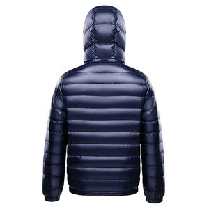 OEM Veste en duvet d'extérieur chaude et coupe-vent de qualité supérieure avec matériau brillant Veste d'extérieur rembourrée pour hommes - Product Image 5